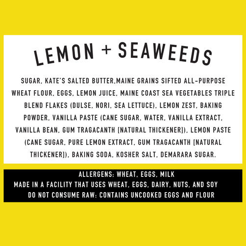 Ingredients and allergens. See below for text version.